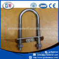 Square bend / round bend U Bolt SS304 , U Bolt SS 316